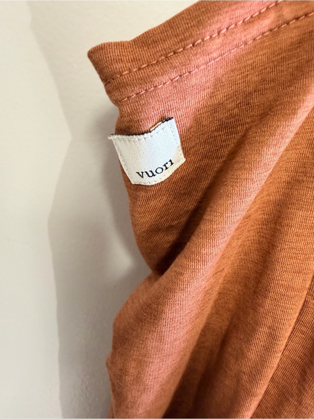 Vuori Sleeveless Jumpsuit XL Rustic Orange/Red Athleisure Activewear Loungewear - Picture 9 of 12
